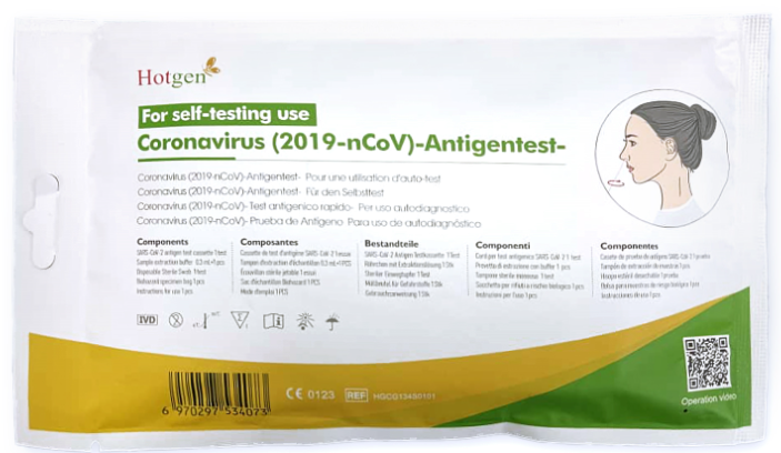 Hotgen Antigen Test Softpack